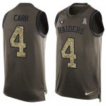 Jerseys Factory Cheap Nike Raiders #4 Derek Carr Green Men's Sti