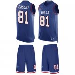Jerseys Factory Cheap Nike Bills #81 Marcus Easley Royal Blue Te