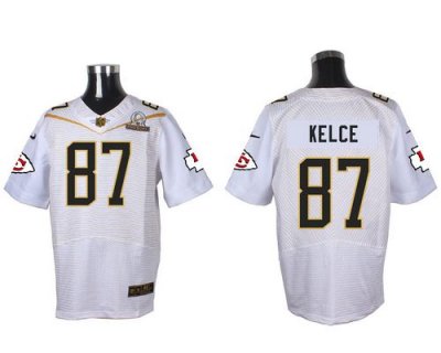 Jerseys Factory Cheap Nike Chiefs #87 Travis Kelce White 2016 Pr