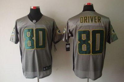Jerseys Factory Cheap Nike Packers #80 Donald Driver Grey Shadow