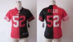 Jerseys Factory Cheap Nike 49ers #52 Patrick Willis Black/Red Wo