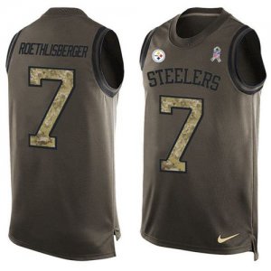 Jerseys Factory Cheap Nike Steelers #7 Ben Roethlisberger Green