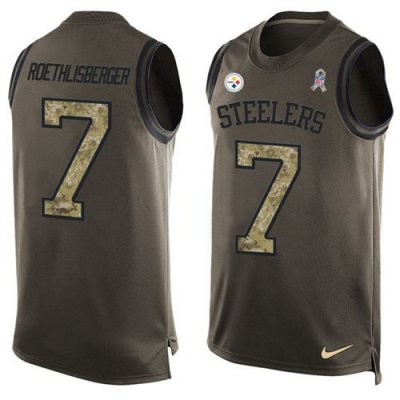Jerseys Factory Cheap Nike Steelers #7 Ben Roethlisberger Green