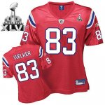 Jerseys Factory Cheap Patriots #83 Wes Welker Red Women's Altern