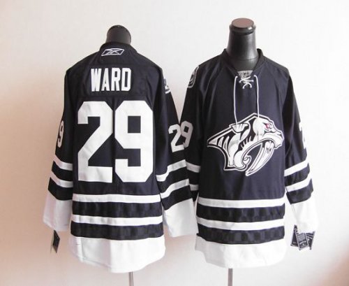 Jerseys Factory Cheap Predators #29 Joel Ward Blue Third Embroid