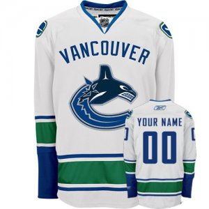 Jerseys Factory Cheap Canucks Personalized Authentic White NHL J