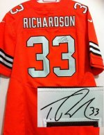 Jerseys Factory Cheap Nike Browns #33 Trent Richardson Orange Al