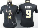 Jerseys Factory Cheap Nike Saints #9 Drew Brees Black Team Color