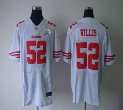 Jerseys Factory Cheap Nike 49ers #52 Patrick Willis White With H