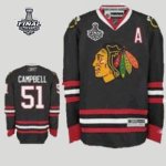 Jerseys Factory Cheap Blackhawks #51 Brian Campbell Embroidered