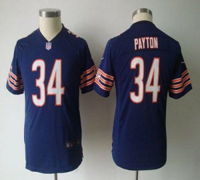 Jerseys Factory Cheap Nike Bears #34 Walter Payton Navy Blue Tea