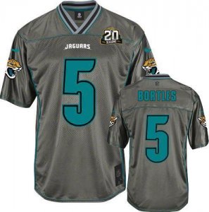 Jerseys Factory Cheap Nike Jaguars #5 Blake Bortles Grey With 20