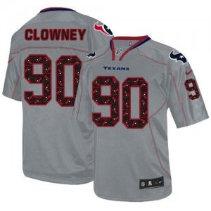 Jerseys Factory Cheap Nike Texans #90 Jadeveon Clowney New Light