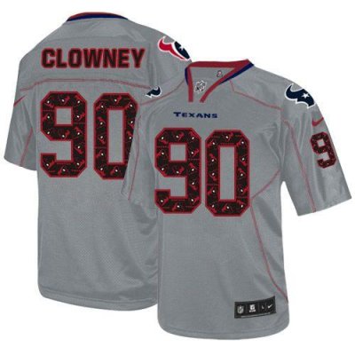 Jerseys Factory Cheap Nike Texans #90 Jadeveon Clowney New Light