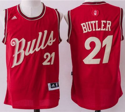 Jerseys Factory Cheap Bulls #21 Jimmy Butler Red 2015-2016 Chris