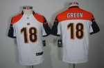Jerseys Factory Cheap Nike Bengals #18 A.J. Green White Youth Em