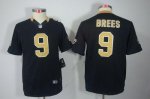 Jerseys Factory Cheap Nike Saints #9 Drew Brees Black Team Color