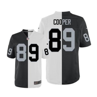 Jerseys Factory Cheap Nike Raiders #89 Amari Cooper White/Black