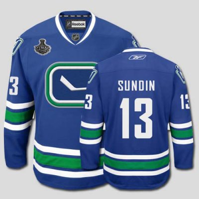 Jerseys Factory Cheap Canucks 2011 Stanley Cup Finals #13 Mats S
