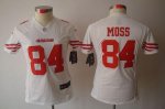 Jerseys Factory Cheap Nike 49ers #84 Randy Moss White Women's Em