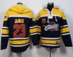 Jerseys Factory Cheap Cavaliers #23 LeBron James Navy Blue Sawye