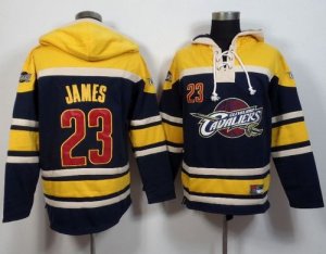 Jerseys Factory Cheap Cavaliers #23 LeBron James Navy Blue Sawye