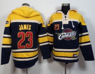 Jerseys Factory Cheap Cavaliers #23 LeBron James Navy Blue Sawye