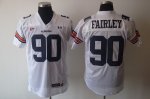 Jerseys Factory Cheap Tigers #90 Fairley White Embroidered NCAA
