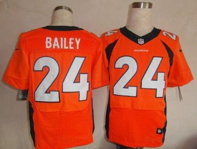 Jerseys Factory Cheap Nike Broncos #24 Champ Bailey Orange Team