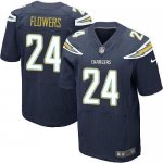 Jerseys Factory Cheap Nike Chargers #24 Brandon Flowers Navy Blu