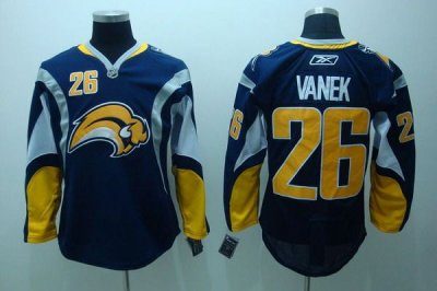 Jerseys Factory Cheap Sabres #26 Thomas Vanek Embroidered Blue N