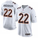 Jerseys Factory Cheap Nike Broncos #22 C.J. Anderson White Men's