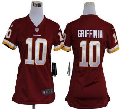 Jerseys Factory Cheap Nike Redskins #10 Robert Griffin III Burgu