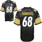 Jerseys Factory Cheap Steelers #68 Chris Kemoeatu Black Stitched