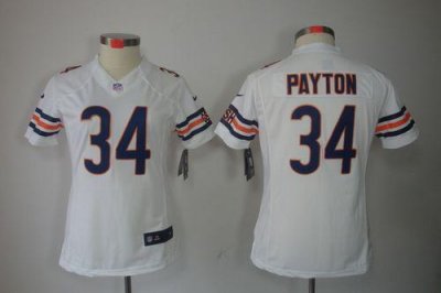Jerseys Factory Cheap Nike Bears #34 Walter Payton White Women's