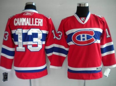 Jerseys Factory Cheap Canadiens #13 Michael Cammalleri Embroider