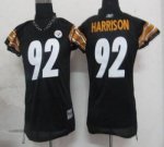 Jerseys Factory Cheap Steelers #92 James Harrison Black Women's
