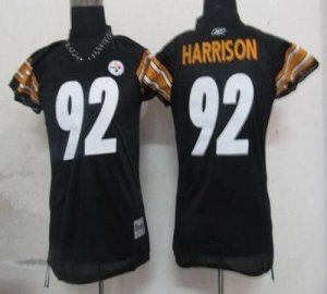 Jerseys Factory Cheap Steelers #92 James Harrison Black Women's