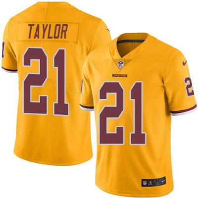 Jerseys Factory Cheap Nike Redskins #21 Sean Taylor Gold Men's S
