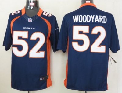Jerseys Factory Cheap Nike Broncos #52 Wesley Woodyard Navy Blue
