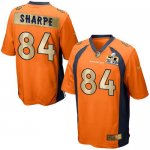 Jerseys Factory Cheap Nike Broncos #84 Shannon Sharpe Orange Tea