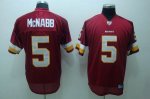 Jerseys Factory Cheap Redskins #5 Donovan McNabb Red Embroidered