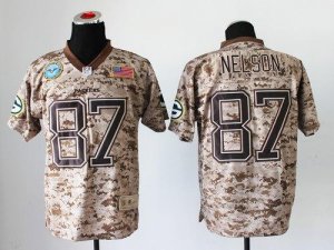 Jerseys Factory Cheap Nike Packers #87 Jordy Nelson Camo Men's S