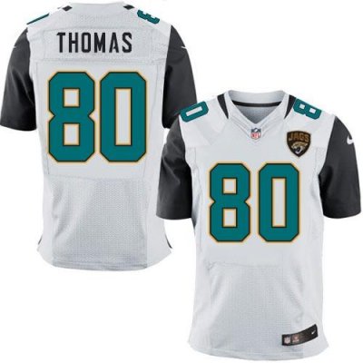 Jerseys Factory Cheap Nike Jaguars #80 Julius Thomas White Men's