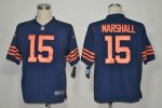 Jerseys Factory Cheap Nike Bears #15 Brandon Marshall Navy Blue