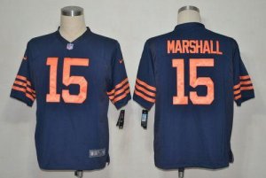 Jerseys Factory Cheap Nike Bears #15 Brandon Marshall Navy Blue