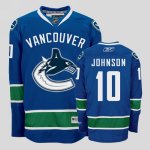 Jerseys Factory Cheap Canucks #10 Ryan Johnson Embroidered Blue