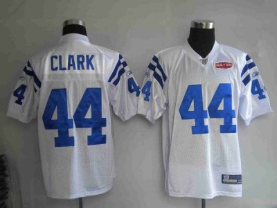 Jerseys Factory Cheap Colts #44 Dallas Clark White With Super Bo