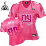 Jerseys Factory Cheap Giants #80 Victor Cruz Pink 2011 Women's F