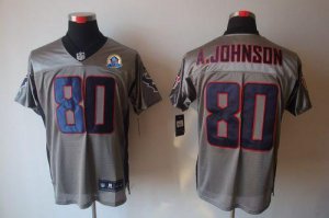 Jerseys Factory Cheap Nike Texans #80 Andre Johnson Grey Shadow
